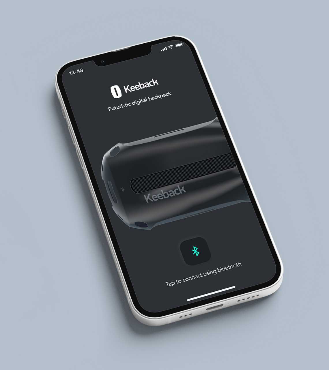 Keeback app on mobile device 1