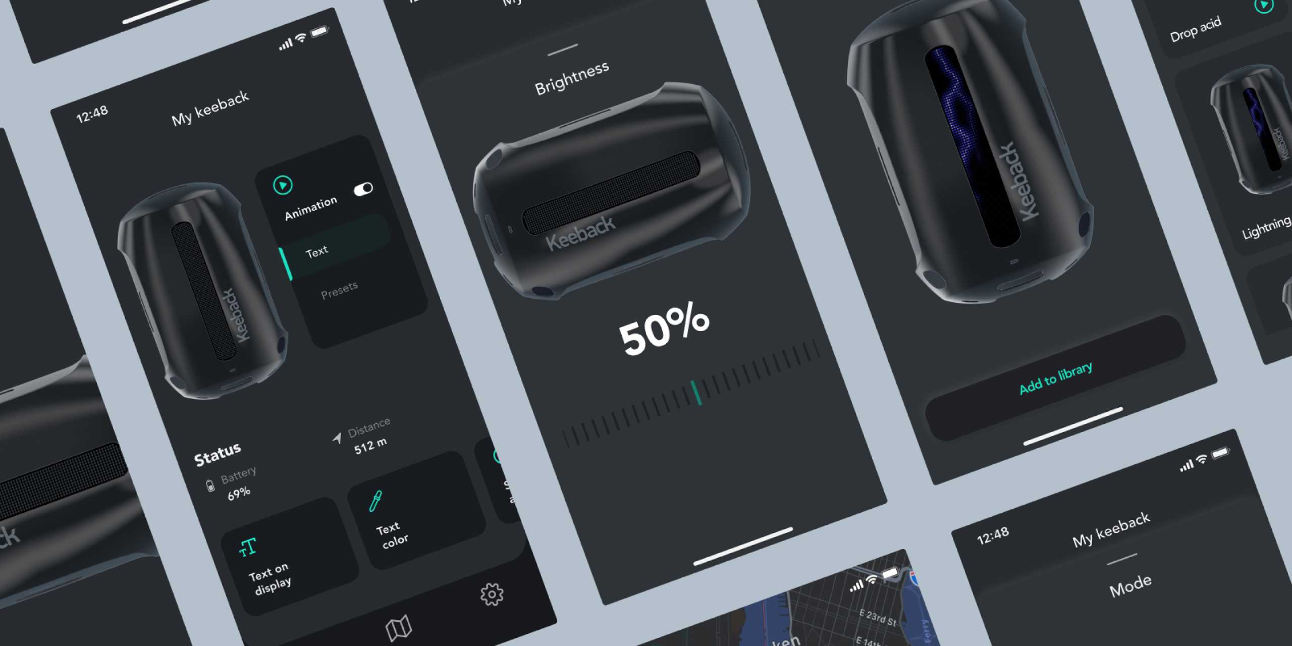 Keeback app beautiful mockup